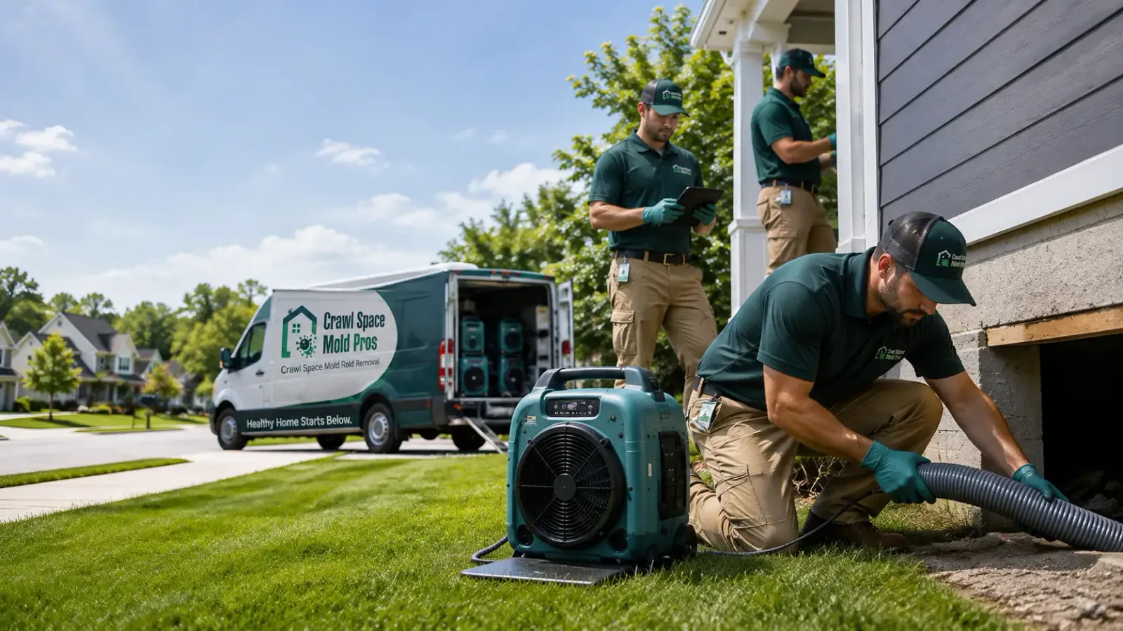 Crawl Space Mold Removal in Christmas Valley, OR